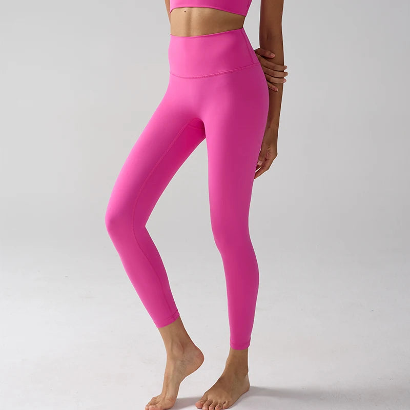 High Waist Naked Feeling Leggings Women Fitness Running Yoga Leggings Pants Energy Gym Tight Leggings Casual Workout Leggings